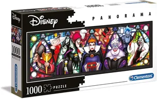 Puzzel - 1000 Stukjes - Disney Panorama Dorp - Vanaf 14 Jaar von Clementoni, Ausgabe Mehrfarbig – Schachtel 2 von 2