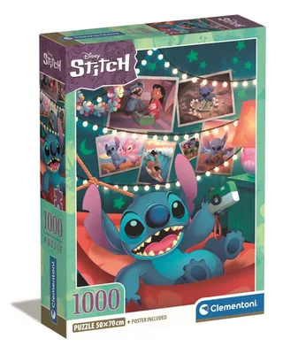le Puzzle européen Made in Italie Puzzle Stitch - 1000 pièces de Clementoni, édition Multicolore – boîte 2 sur 2