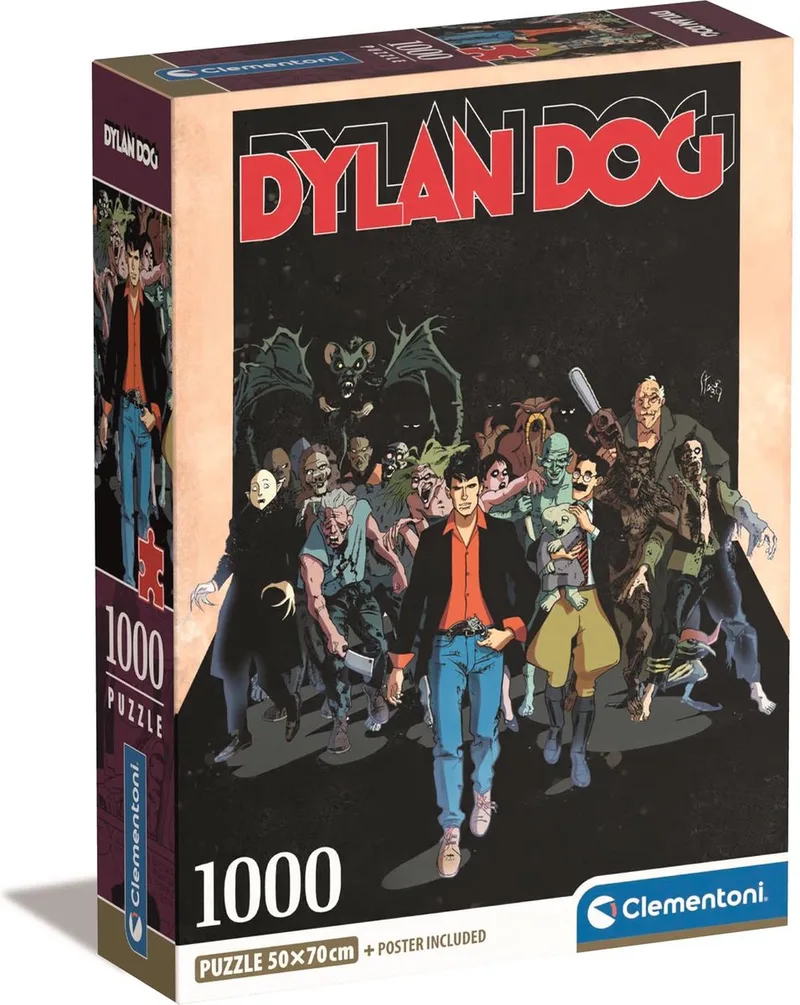 Puzzel - 1000 Stukjes - Dylan Dog - Puzzel Voor Volwassenen de Clementoni, édition Multicolore – boîte