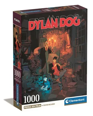 le Puzzle européen Made in Italie Puzzle Dylan Dog - 1000 pièces de Clementoni, édition Multicolore – boîte 2 sur 2