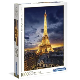 Puzzel - 1000 Stukjes - Eiffeltoren - Puzzel Voor Volwassenen - High Quality Collection van Clementoni, editie Meerkleurig – doos 2 van 2