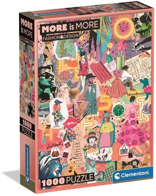 Puzzel - 1000 Stukjes - Fashion & Design - Puzzel Voor Volwassenen de Clementoni, édition Multicolore – boîte 1 sur 2