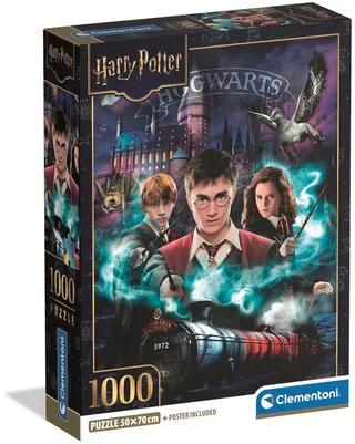 Puzzel - 1000 Stukjes - Harry Potter - Compact Box from Clementoni, Multicolour edition – box 1 of 2