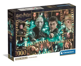 Puzzel - 1000 Stukjes - Harry Potter - Compact Box from Clementoni, Multicolour edition – box 2 of 2