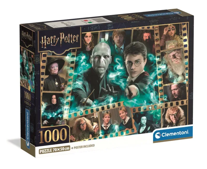 Puzzel - 1000 Stukjes - Harry Potter - Compact Box from Clementoni, Multicolour edition – box 2 of 2
