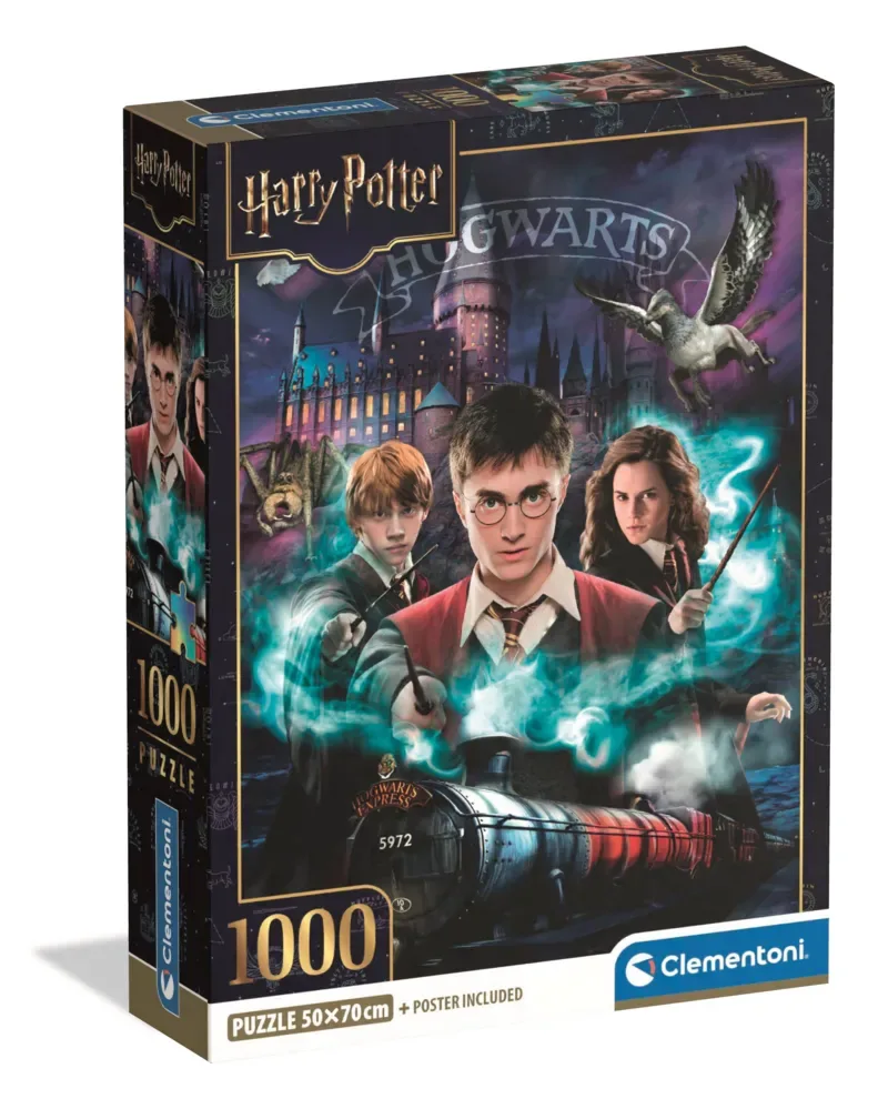 Puzzel - 1000 Stukjes - Harry Potter - Compact Box from Clementoni, Multicolour edition – box 2 of 2