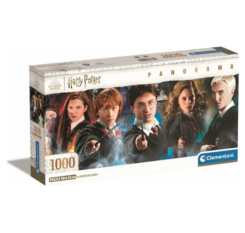 Puzzel - 1000 Stukjes - Harry Potter Panorama from Clementoni, Multicolour edition – box 3 of 3