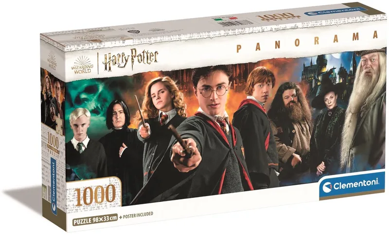 Puzzel - 1000 Stukjes - Harry Potter - Puzzel Voor Volwassenen - Panorama from Clementoni, Multicolour edition – box 1 of 2