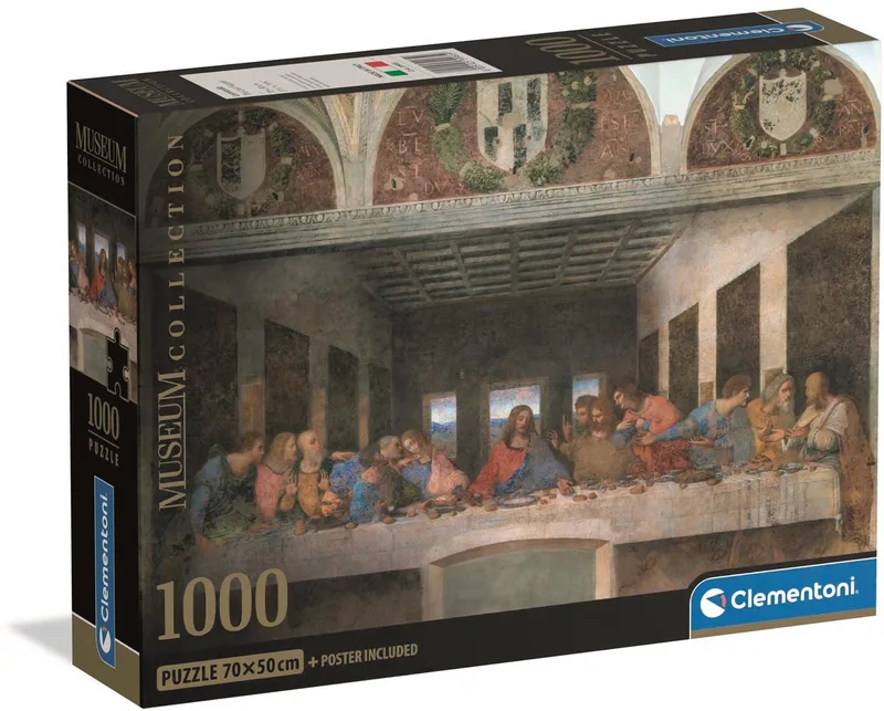 Puzzel - 1000 Stukjes - Het Laatste Avondmaal - Puzzel Voor Volwassenen from Clementoni, Multicolour edition – box