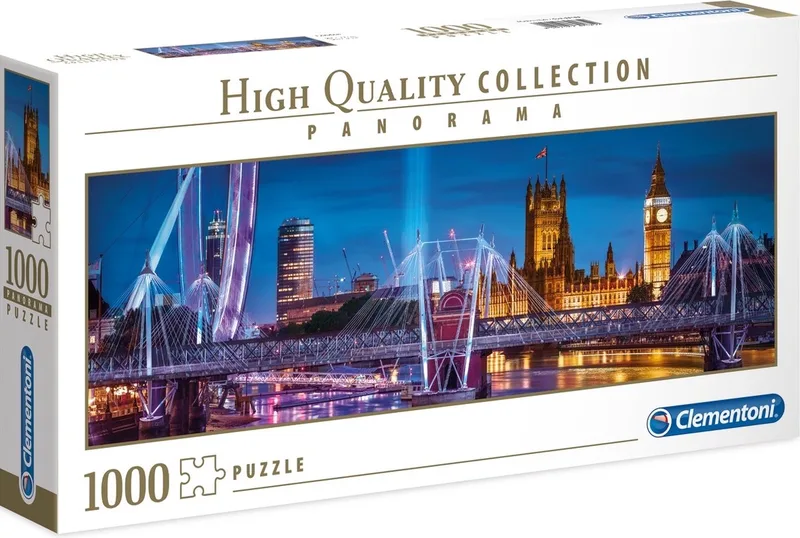 Puzzel 1000 Stukjes High Quality Collection - London Puzzel Voor Volwassenen en Kinderen, 14-99 jaar, 39485 van Clementoni, editie Meerkleurig – doos