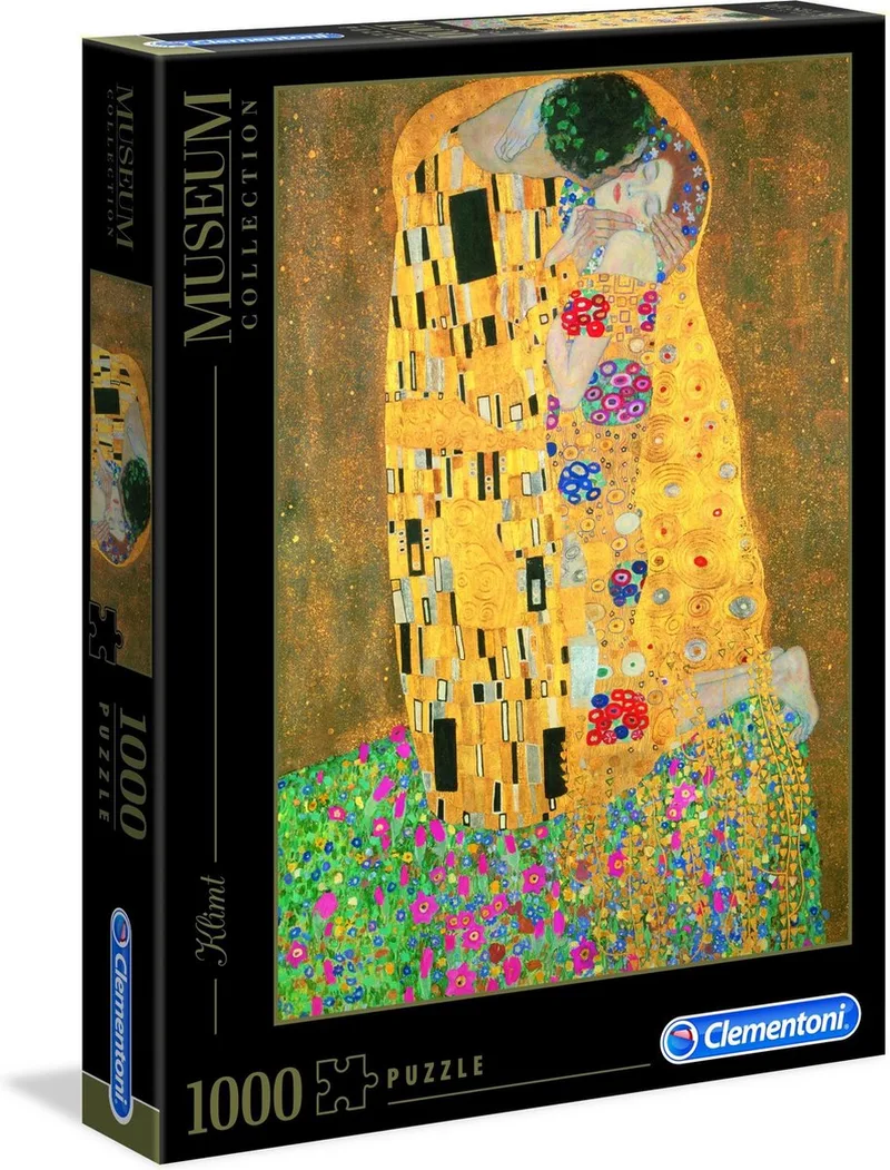Puzzel - 1000 Stukjes - Il Bacio (Museum) - Puzzel Voor Volwassenen van Clementoni, editie Multi kleur – doos