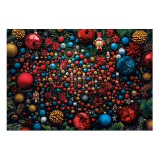Puzzel – 1000 Stukjes – Impossible Christmas Vibes – Puzzel Voor Volwassenen – High Quality Collection from Clementoni, Multicolour edition – box 2 of 2