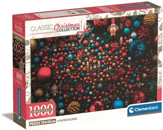 Puzzel – 1000 Stukjes – Impossible Christmas Vibes – Puzzel Voor Volwassenen – High Quality Collection from Clementoni, Multicolour edition – box 1 of 2