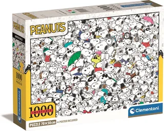 Puzzel - 1000 Stukjes - Impossible Peanuts - Puzzel Voor Volwassenen from Clementoni, Multicolour edition – box 1 of 2