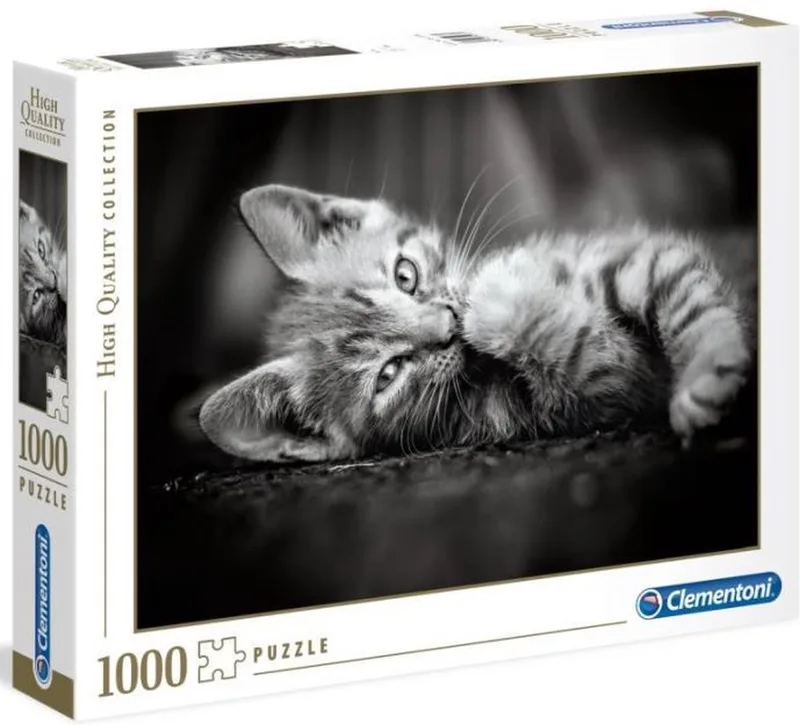 Puzzel - 1000 Stukjes - Kitty - Puzzel Voor Volwassenen - High Quality Collection van Clementoni, editie Multi kleur – doos