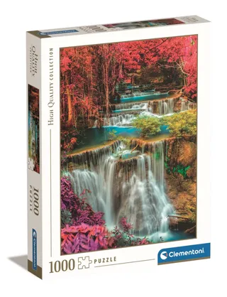 Puzzel - 1000 Stukjes - Kleurrijke Thaise Watervallen - Puzzel Voor Volwassenen - High Quality Collection van Clementoni, editie Meerkleurig – doos 2 van 2