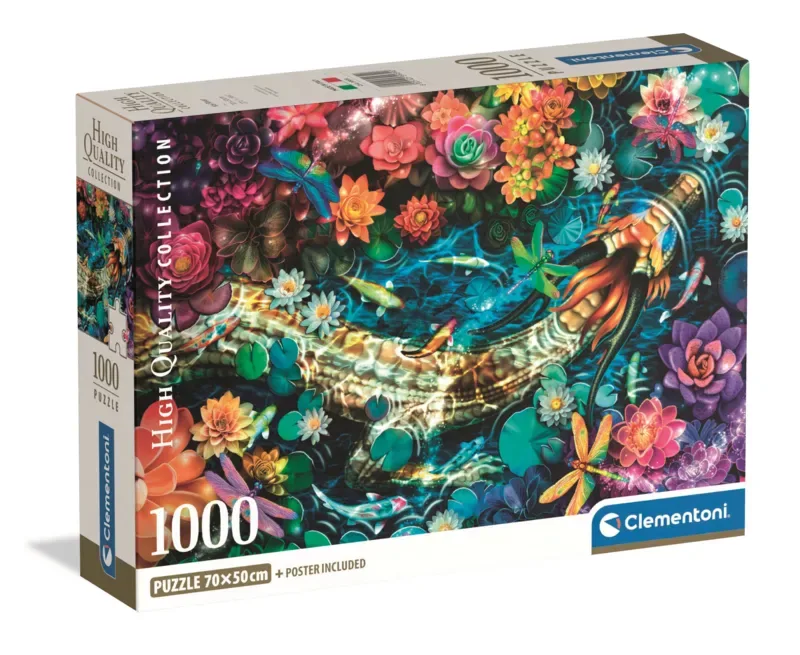 Puzzel - 1000 Stukjes - Koi River - Puzzel Voor Volwassenen - High Quality Collection from Clementoni, Multicolour edition – box 2 of 2