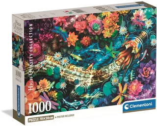 Puzzel - 1000 Stukjes - Koi River - Puzzel Voor Volwassenen - High Quality Collection from Clementoni, Multicolour edition – box 1 of 2