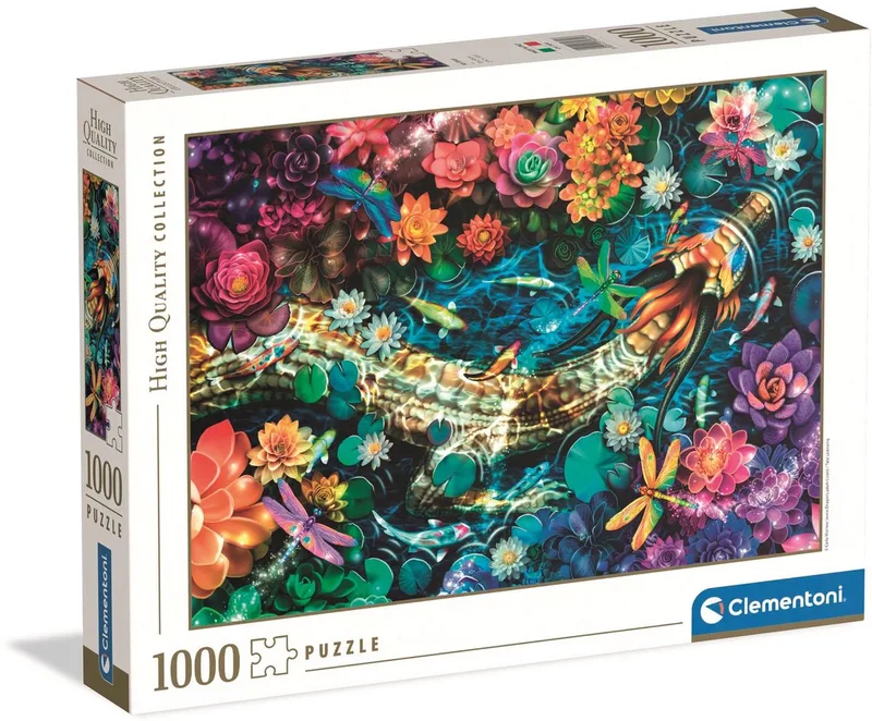 Puzzel - 1000 Stukjes - Koi Rivier - Puzzel Voor Volwassenen - High Quality Collection de Clementoni, édition Multicolore – boîte
