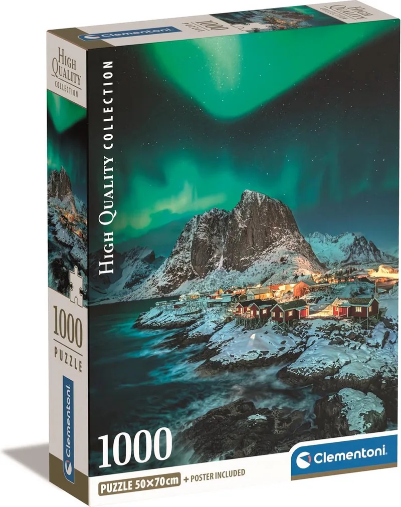 Puzzel - 1000 Stukjes - Lofoten Eilanden - Puzzel Voor Volwassenen - High Quality Collection van Clementoni, editie Meerkleurig – doos