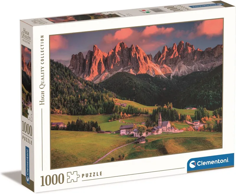 Puzzel - 1000 Stukjes - Magische Dolomieten - Puzzel Voor Volwassenen van Clementoni, editie Multi kleur – doos