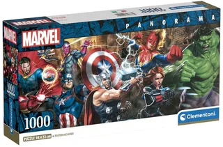 Puzzel - 1000 Stukjes - Marvel Panorama - Vanaf 14 Jaar van Clementoni, editie Meerkleurig – doos 1 van 2