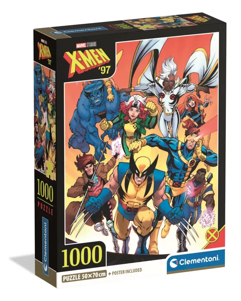 Puzzel - 1000 Stukjes - Marvel X-Men Compact Box from Clementoni, Multicolour edition – box 2 of 2