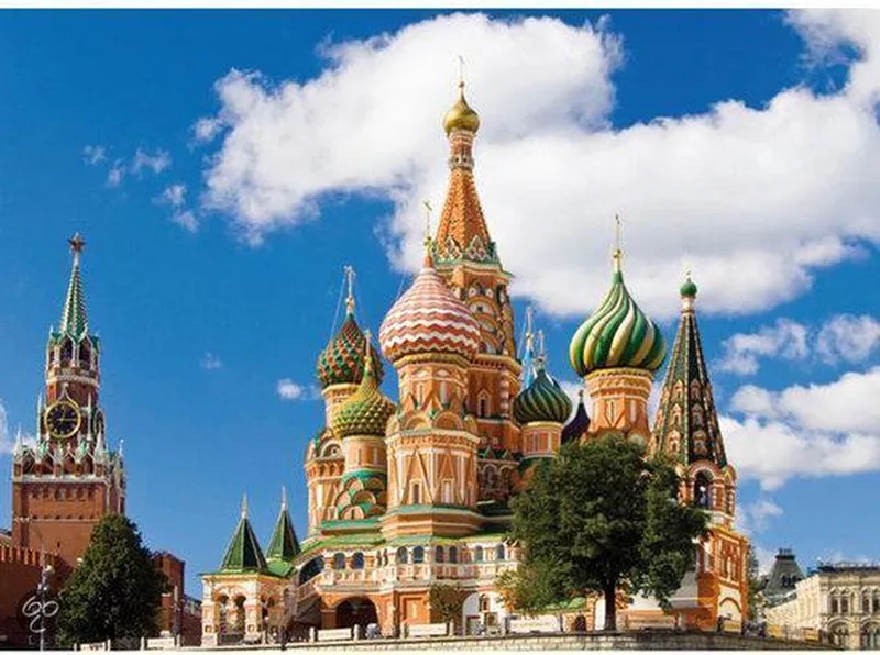Puzzel - 1000 stukjes - Moscow van Clementoni – doos