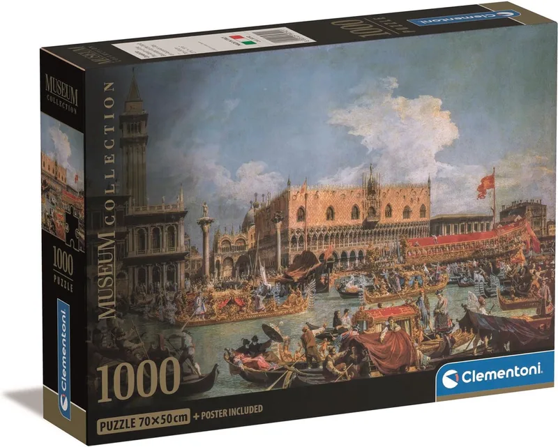 Puzzel - 1000 Stukjes - Museum Canaletto - Puzzel Voor Volwassenen - Art Collection von Clementoni, Ausgabe Mehrfarbig – Schachtel