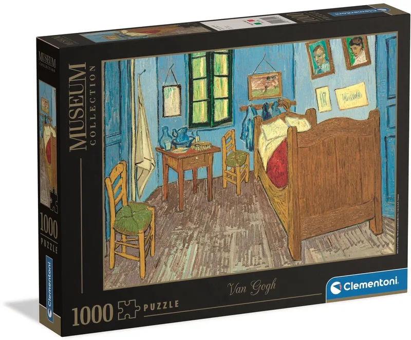 Puzzel - 1000 Stukjes - Museum Chambre Arles Van Gogh - Puzzel Voor Volwassenen van Clementoni, editie Meerkleurig – doos