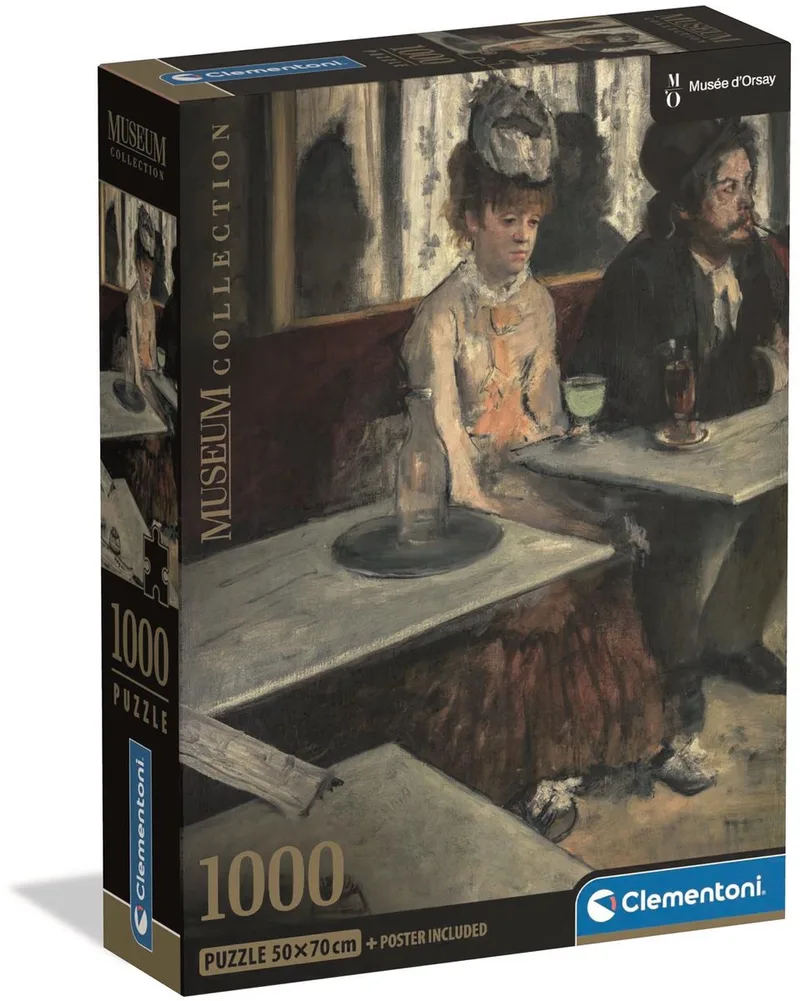 Puzzel - 1000 Stukjes - Museum Dans Un Café - Puzzel Voor Volwassenen van Clementoni, editie Meerkleurig – doos
