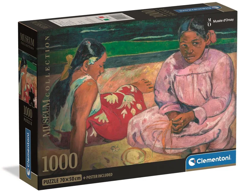 Puzzel - 1000 Stukjes - Museum Femmes de Tahiti - Puzzel Voor Volwassenen van Clementoni, editie Meerkleurig – doos