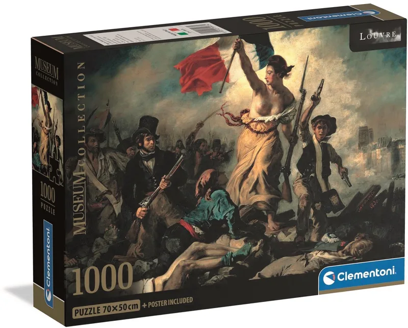 Puzzel - 1000 Stukjes - Museum Liberty Leading - Puzzel Voor Volwassenen from Clementoni, Multicolour edition – box