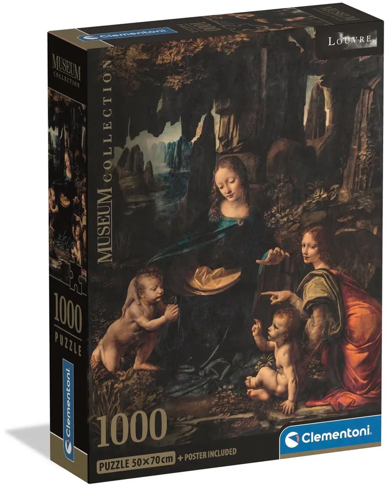Puzzel - 1000 Stukjes - Museum Virgin Rocks - Puzzel Voor Volwassenen from Clementoni, Multicolour edition – box