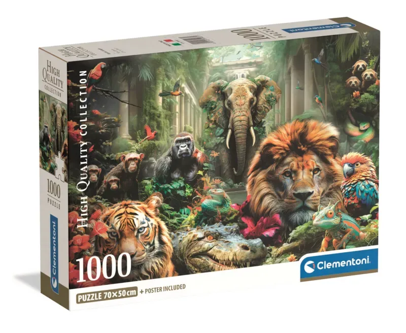 Puzzel - 1000 Stukjes - Mystic Jungle - Puzzel Voor Volwassenen - High Quality Collection van Clementoni, editie Meerkleurig – doos 2 van 2