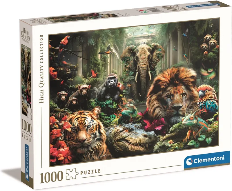 Puzzel - 1000 Stukjes - Mystic Jungle - Puzzel Voor Volwassenen - High Quality Collection de Clementoni, édition Multi kleur – boîte