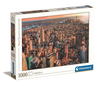 Puzzel - 1000 Stukjes - New York City - Puzzel Voor Volwassenen - High Quality Collection van Clementoni, editie Meerkleurig – doos 2 van 2