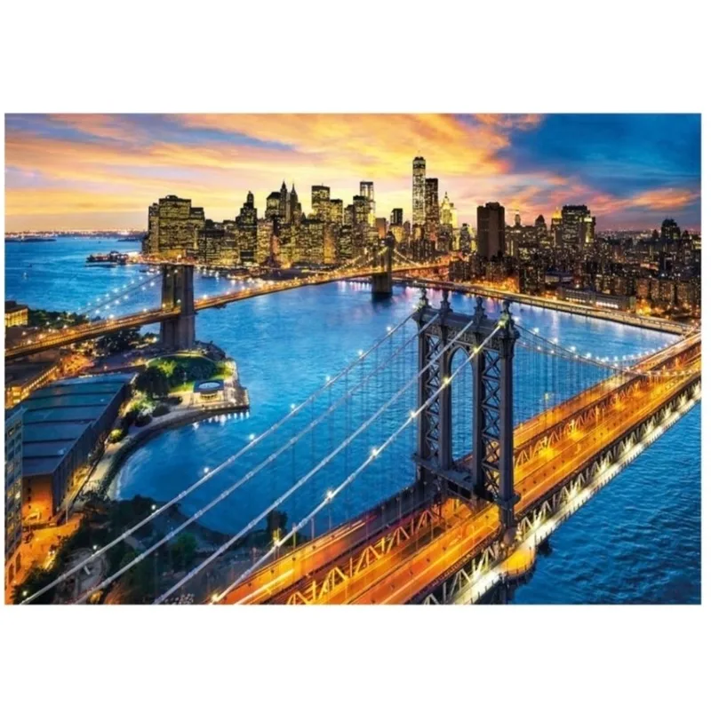 puzzel 1000 stukjes new york van Clementoni, editie Mix – doos