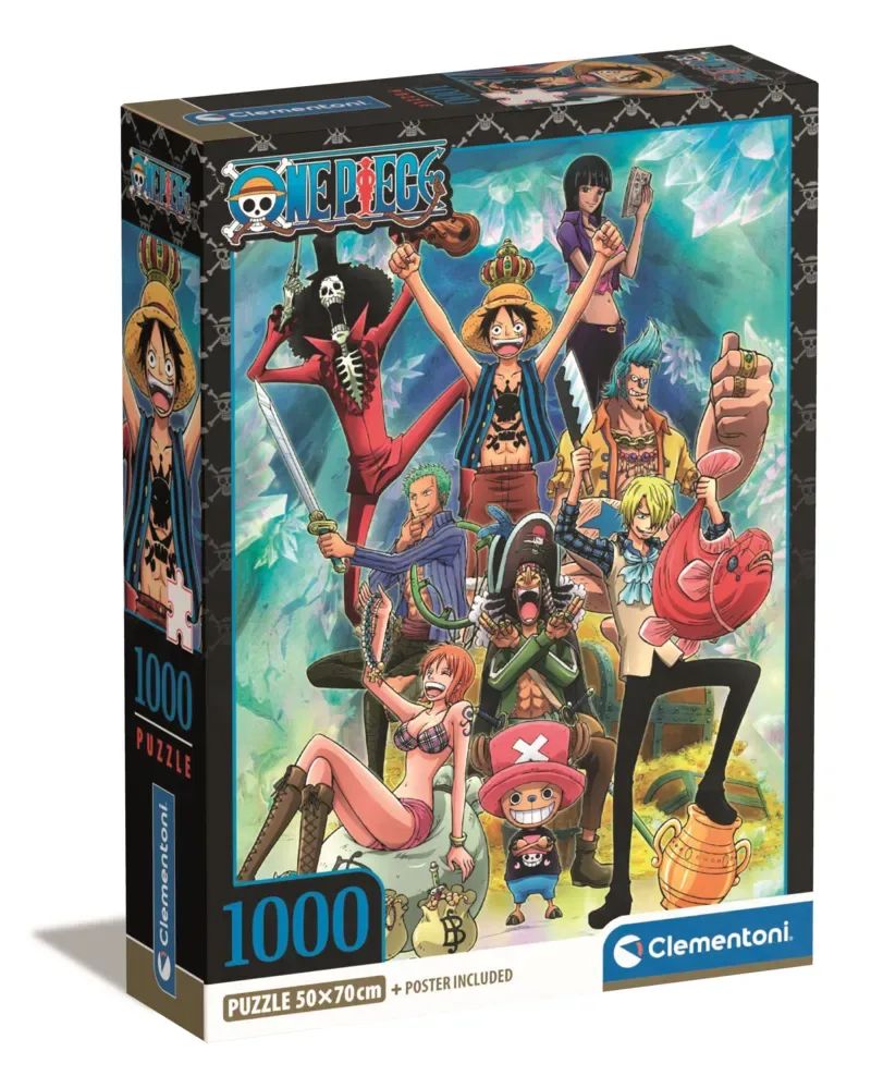 Puzzel - 1000 stukjes - One Piece - Anime - High Quality Series van Clementoni, editie Meerkleurig – doos 2 van 2