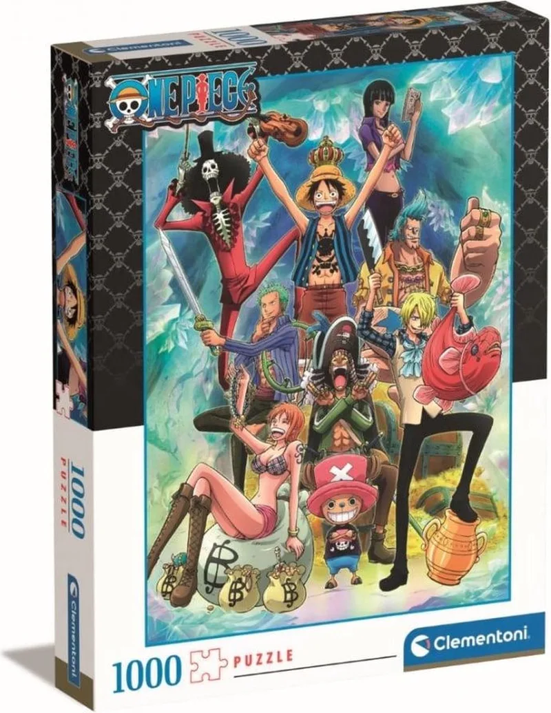 Puzzel - 1000 stukjes - One Piece - Anime from Clementoni, Multi kleur edition – box