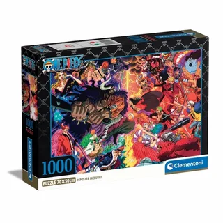 Puzzel - 1000 stukjes - One Piece - Impossible - Anime - High Quality Series van Clementoni, editie Meerkleurig – doos 1 van 2