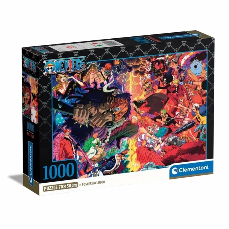Puzzel - 1000 stukjes - One Piece - Impossible - Anime - High Quality Series van Clementoni, editie Meerkleurig – doos 1 van 2