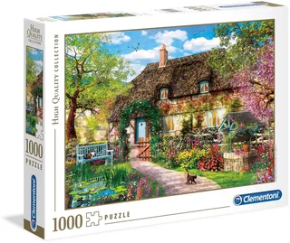 Puzzel - 1000 Stukjes - Oud plattelandshuisje - High Quality Collection - Puzzel Voor Volwassenen van Clementoni, editie Multi kleur – doos 1 van 2