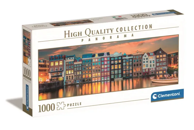 Puzzel - 1000 Stukjes - Panorama Bright Amsterdam - Puzzel Voor Volwassenen - High Quality Collection von Clementoni, Ausgabe Mehrfarbig – Schachtel 2 von 2