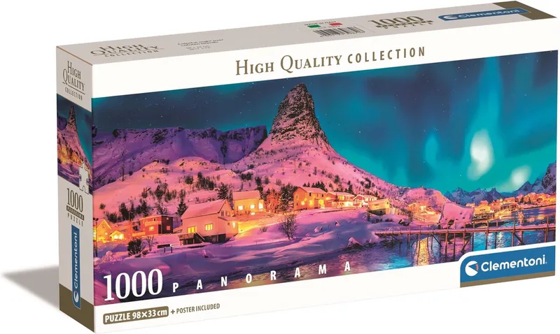 Puzzel - 1000 Stukjes - Panorama Nacht/Landschap - Puzzel Voor Volwassenen - High Quality Collection von Clementoni, Ausgabe Mehrfarbig – Schachtel 1 von 5