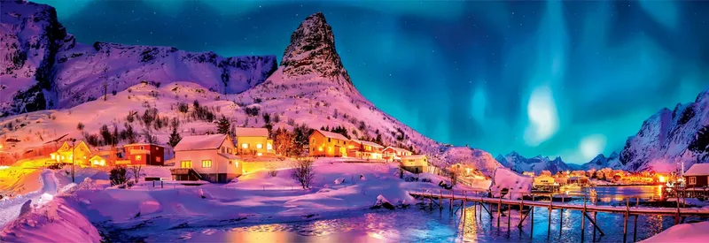 Puzzel - 1000 Stukjes - Panorama Nacht/Landschap - Puzzel Voor Volwassenen - High Quality Collection von Clementoni, Ausgabe Mehrfarbig – Schachtel 2 von 5