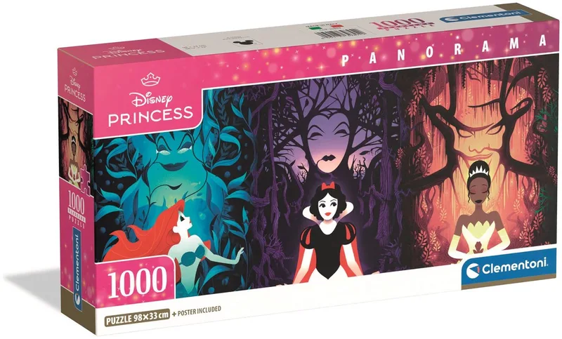 Puzzel - 1000 Stukjes - Panorama Princess - Puzzel Voor Volwassenen van Clementoni, editie Meerkleurig – doos