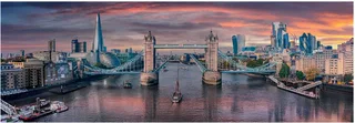 Puzzel - 1000 Stukjes - Panorama Thames - Puzzel Voor Volwassenen - High Quality Collection von Clementoni, Ausgabe Mehrfarbig – Schachtel 1 von 6