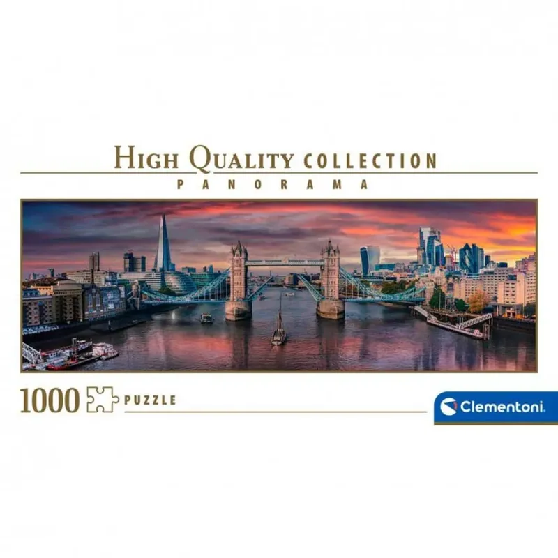Puzzel - 1000 Stukjes - Panorama Thames - Puzzel Voor Volwassenen - High Quality Collection von Clementoni, Ausgabe Mehrfarbig – Schachtel 6 von 6