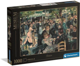 Puzzel - 1000 Stukjes - Renoir: Bal du Moulin de la G.M. - Puzzel Voor Volwassenen van Clementoni, editie Meerkleurig – doos 1 van 2